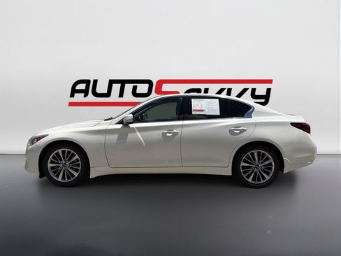 Used 2021 INFINITI Q50 Luxe w/ Seat & Sound Package AWD/4WD image 2