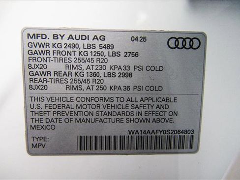 Certified 2025 Audi Q5 2.0T Premium image 27