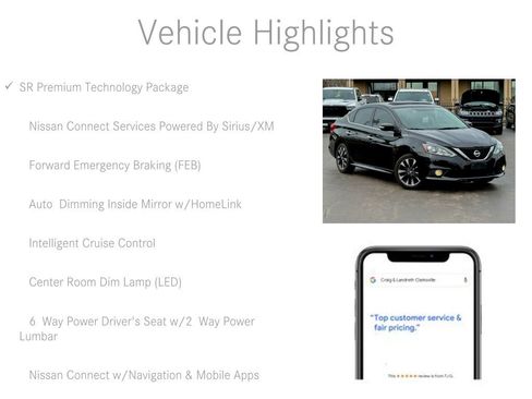 Used 2017 Nissan Sentra SR w/ SR Premium Technology Package image 6