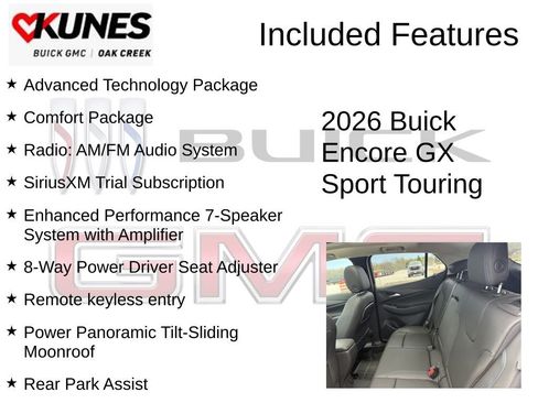 New 2026 Buick Encore GX Sport Touring w/ Advanced Technology Package image 2