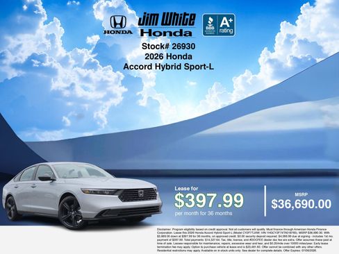 New 2026 Honda Accord Sport image 3