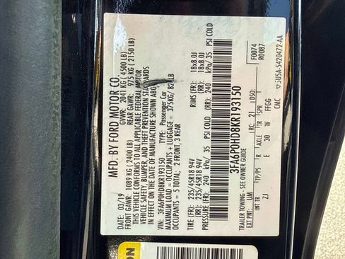 Used 2019 Ford Fusion SE w/ Equipment Group 151A image 34