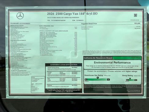 New 2026 Mercedes-Benz Sprinter 2500 image 27