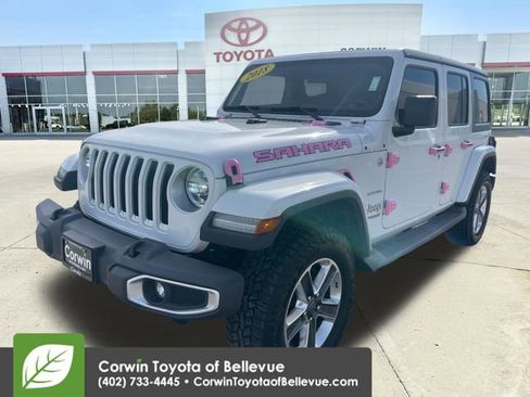 Used 2018 Jeep Wrangler Unlimited Sahara w/ LED Lighting Group image 7