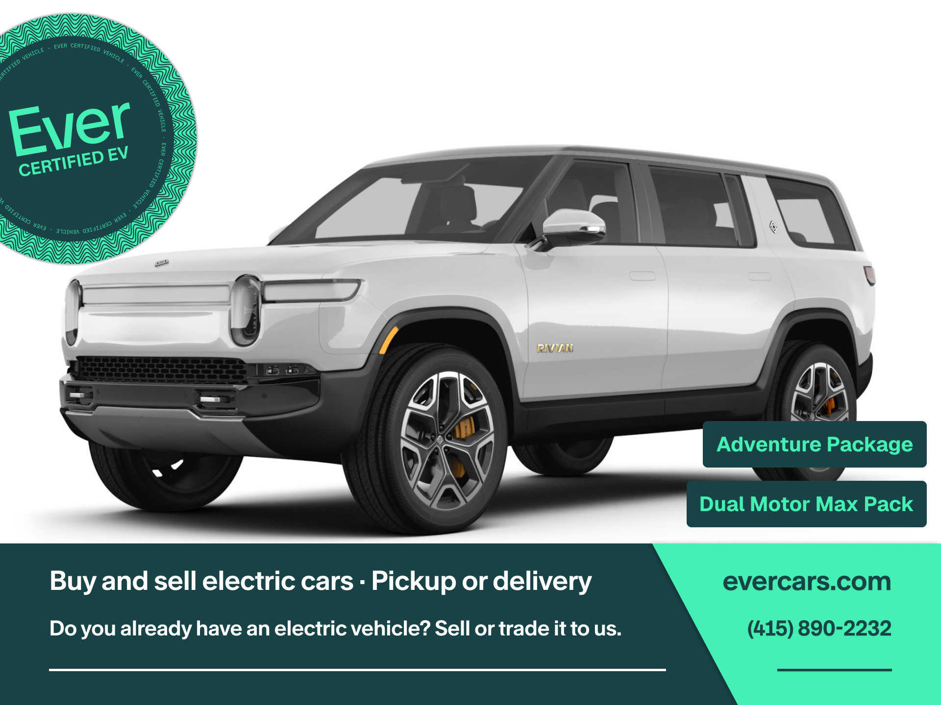 Used 2025 Rivian R1S Adventure Dual AWD/4WD image 1