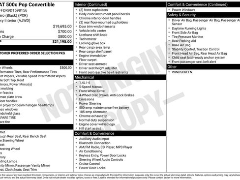 Used 2013 FIAT 500 Pop image 5