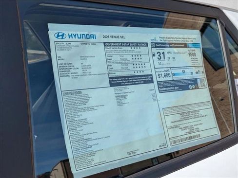 New 2026 Hyundai Venue SEL image 24