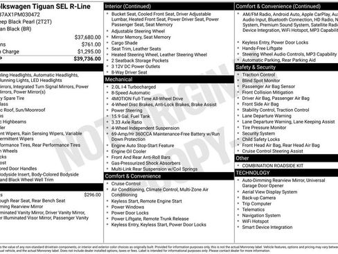 Used 2023 Volkswagen Tiguan SEL R-Line image 6