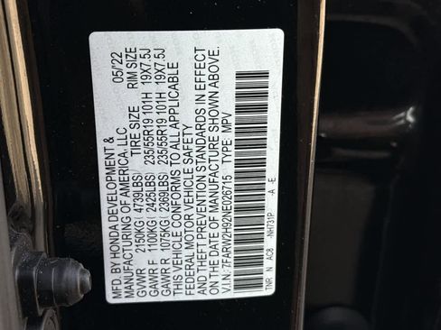 Used 2022 Honda CR-V Touring image 35