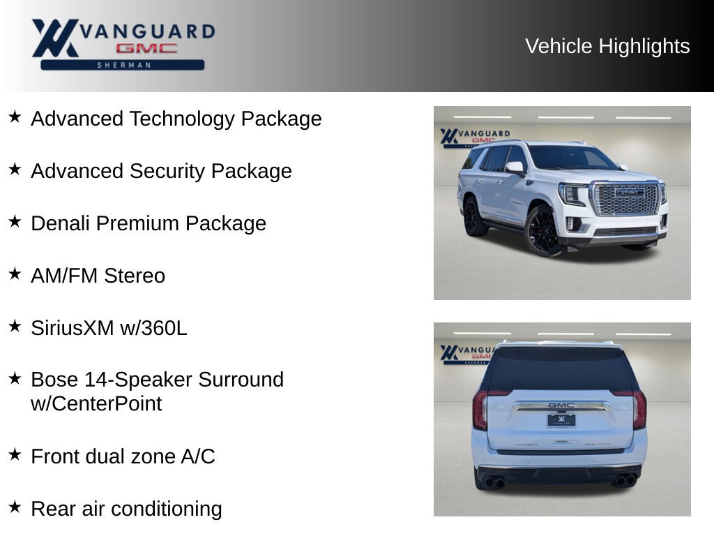 Used 2022 GMC Yukon Denali w/ Denali Premium Package AWD/4WD image 11