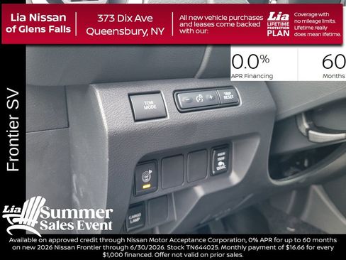 New 2026 Nissan Frontier SV w/ SV Convenience Package AWD/4WD image 15