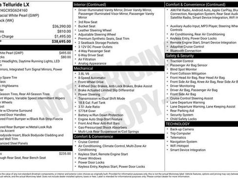 Used 2025 Kia Telluride LX image 10