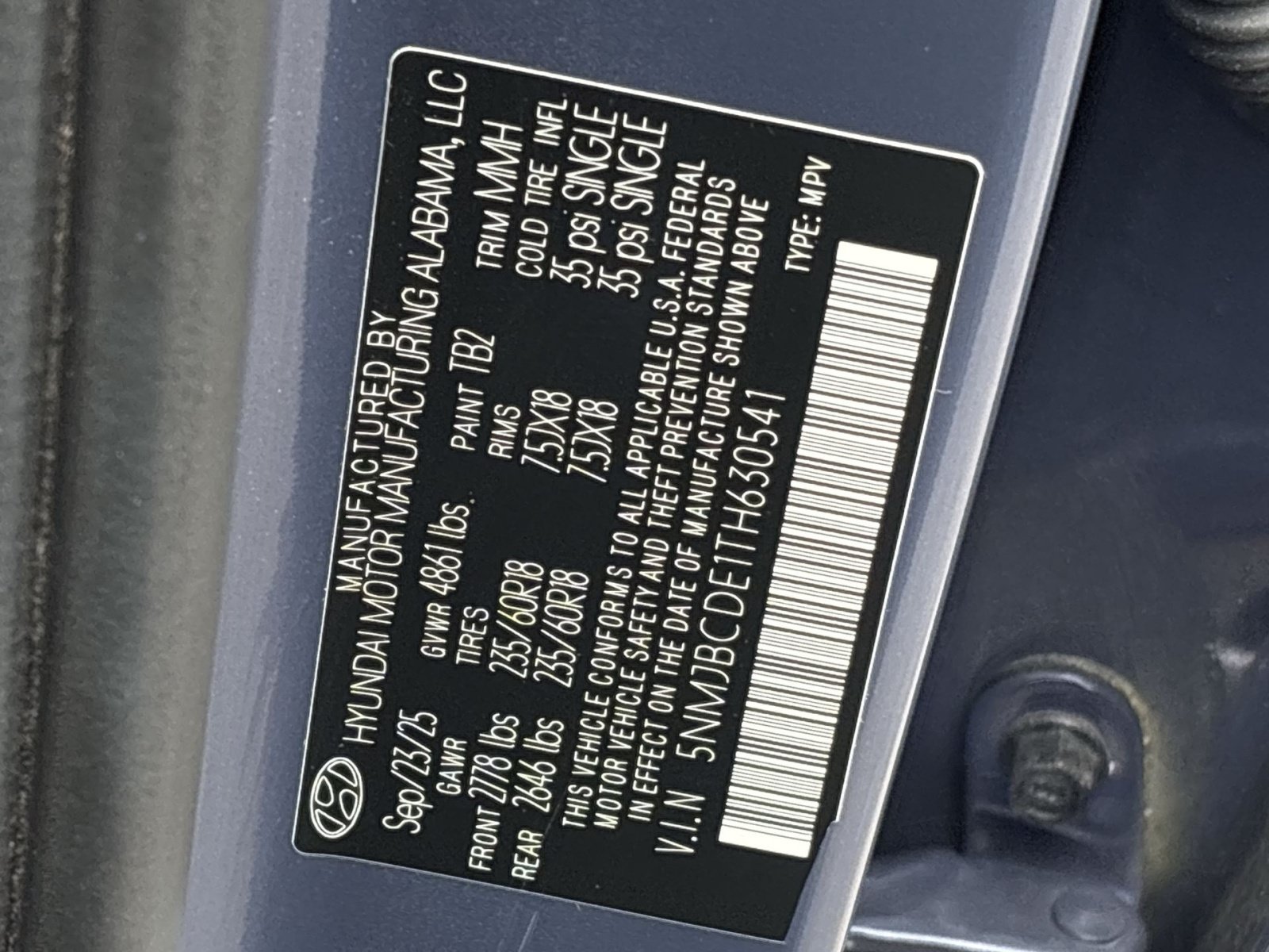 Certified 2026 Hyundai Tucson SEL AWD/4WD image 28