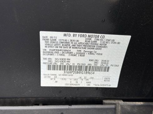 Used 2015 Ford Taurus SEL w/ Equipment Group 201A image 34