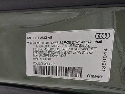 Certified 2025 Audi A5 2.0T Premium Plus w/ Premium Plus image 36