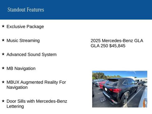 Used 2025 Mercedes-Benz GLA 250 image 8