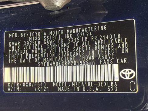 Certified 2024 Toyota Corolla LE FWD image 26