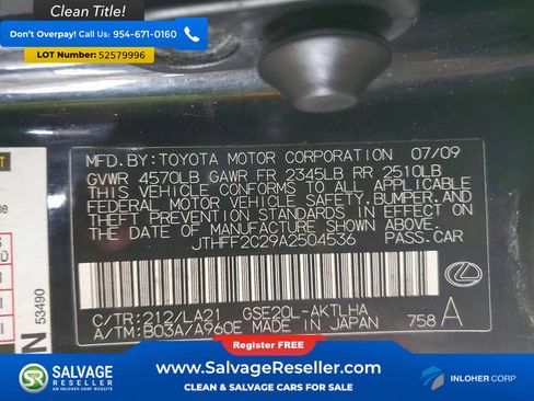 Used 2010 Lexus IS 250C RWD image 16