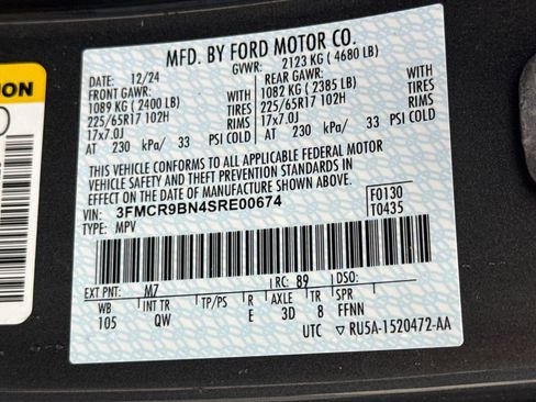Used 2025 Ford Bronco Sport Big Bend w/ Convenience Package AWD/4WD image 24