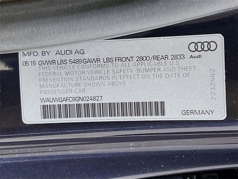 Used 2016 Audi A7 3.0T Premium Plus w/ 20" Wheel & Tire Package image 34