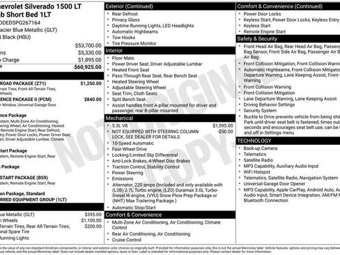 Used 2023 Chevrolet Silverado 1500 LT w/ Z71 Off-Road Package AWD/4WD image 62