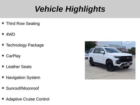 Used 2022 Chevrolet Tahoe Z71 w/ Luxury Package AWD/4WD image 5