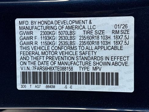 New 2026 Honda CR-V Sport-L image 26