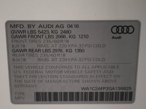 Used 2016 Audi Q5 2.0T Premium AWD/4WD image 15