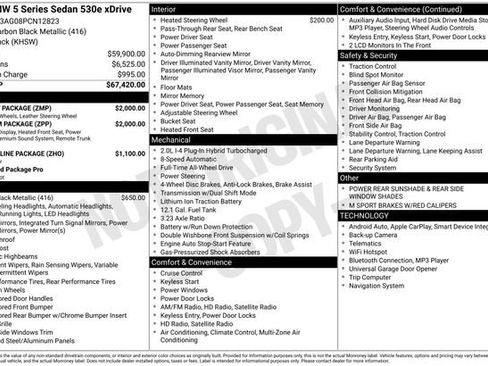 Certified 2023 BMW 530e xDrive w/ Premium Package image 21