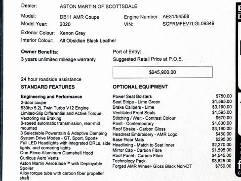 Used 2020 Aston Martin DB11 AMR image 2