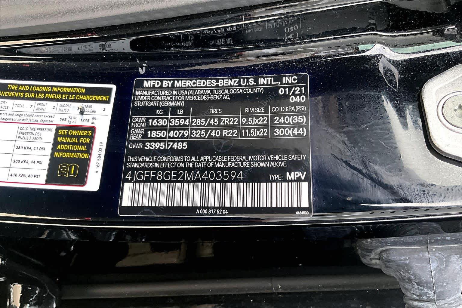 Certified 2021 Mercedes-Benz GLS 580 4MATIC image 29