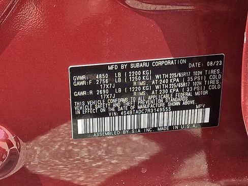 Certified 2024 Subaru Outback Premium AWD/4WD image 25