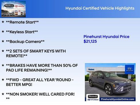 Certified 2025 Hyundai Kona SEL FWD image 36