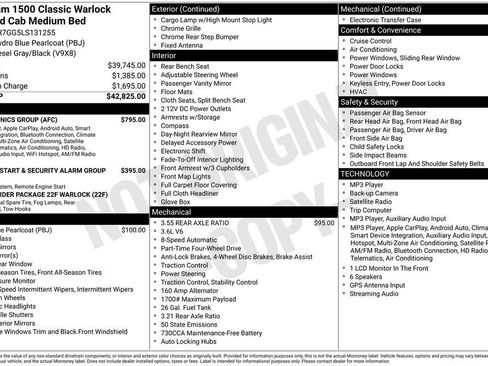 Used 2020 RAM 1500 Warlock w/ Electronics Group AWD/4WD image 13