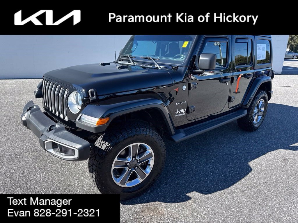 Used 2021 Jeep Wrangler Unlimited Sahara w/ Safety Group AWD/4WD image 1