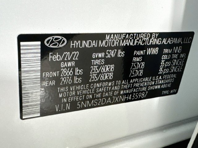 Used 2022 Hyundai Santa Fe SEL AWD/4WD image 37