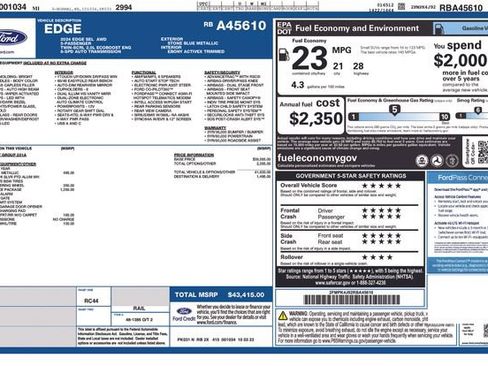 Certified 2024 Ford Edge SEL w/ Convenience Package image 3
