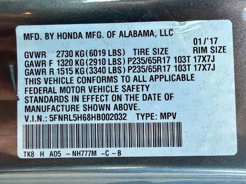 Used 2017 Honda Odyssey EX-L image 51