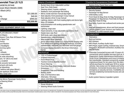 Used 2019 Chevrolet Trax LS FWD image 4