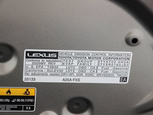 Certified 2025 Lexus NX 350h AWD w/ Accessory Package (2T) image 28