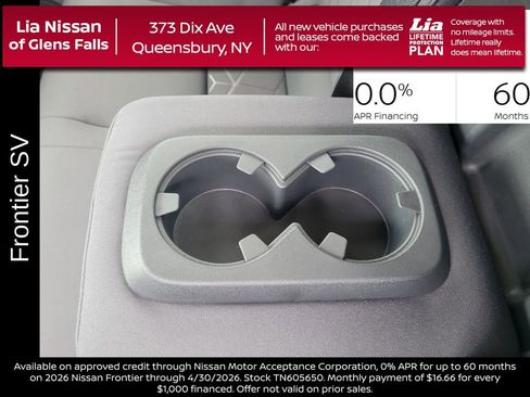 New 2026 Nissan Frontier SV w/ Tow Package image 30
