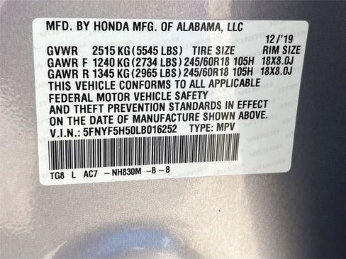 Used 2020 Honda Pilot EX-L image 33