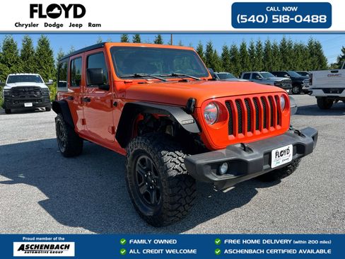Used 2018 Jeep Wrangler Unlimited Sport AWD/4WD image 1