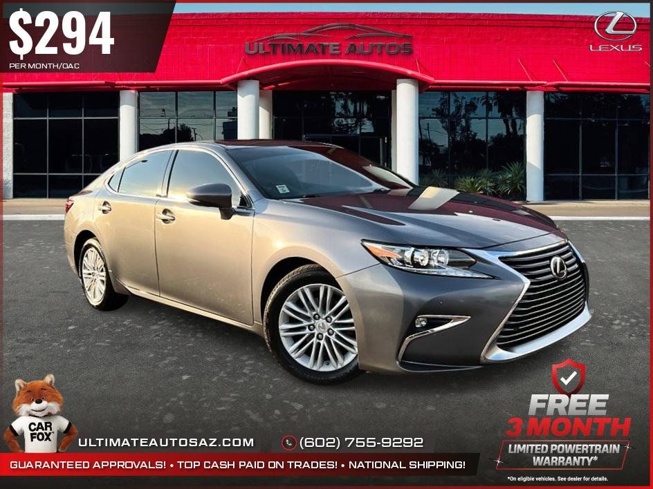 Used 2016 Lexus ES 350 w/ Premium Package w/Wood Trim FWD image 1