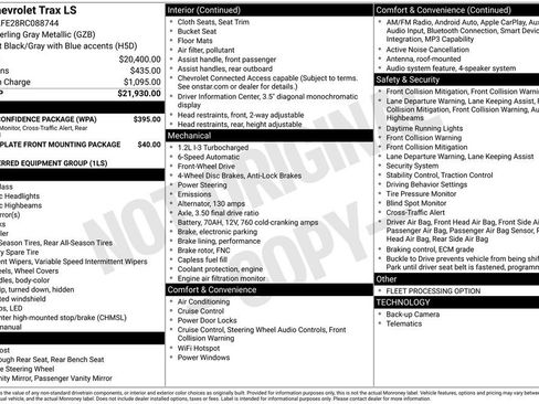Used 2024 Chevrolet Trax LS w/ Driver Confidence Package image 6