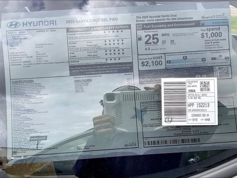 New 2025 Hyundai Santa Cruz SEL image 13