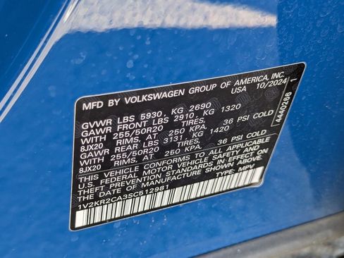Used 2025 Volkswagen Atlas SE w/ Panoramic Sunroof Package AWD/4WD image 43