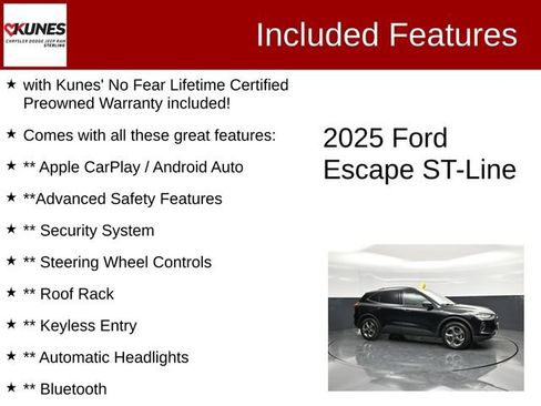 Used 2025 Ford Escape ST-Line AWD/4WD image 2