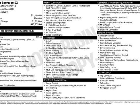 Certified 2023 Kia Sportage SX image 33