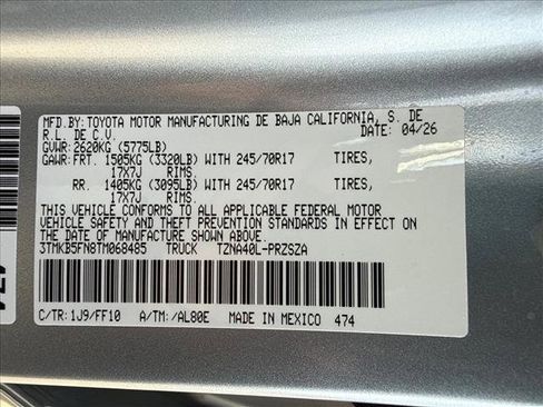 Used 2026 Toyota Tacoma SR5 RWD image 20
